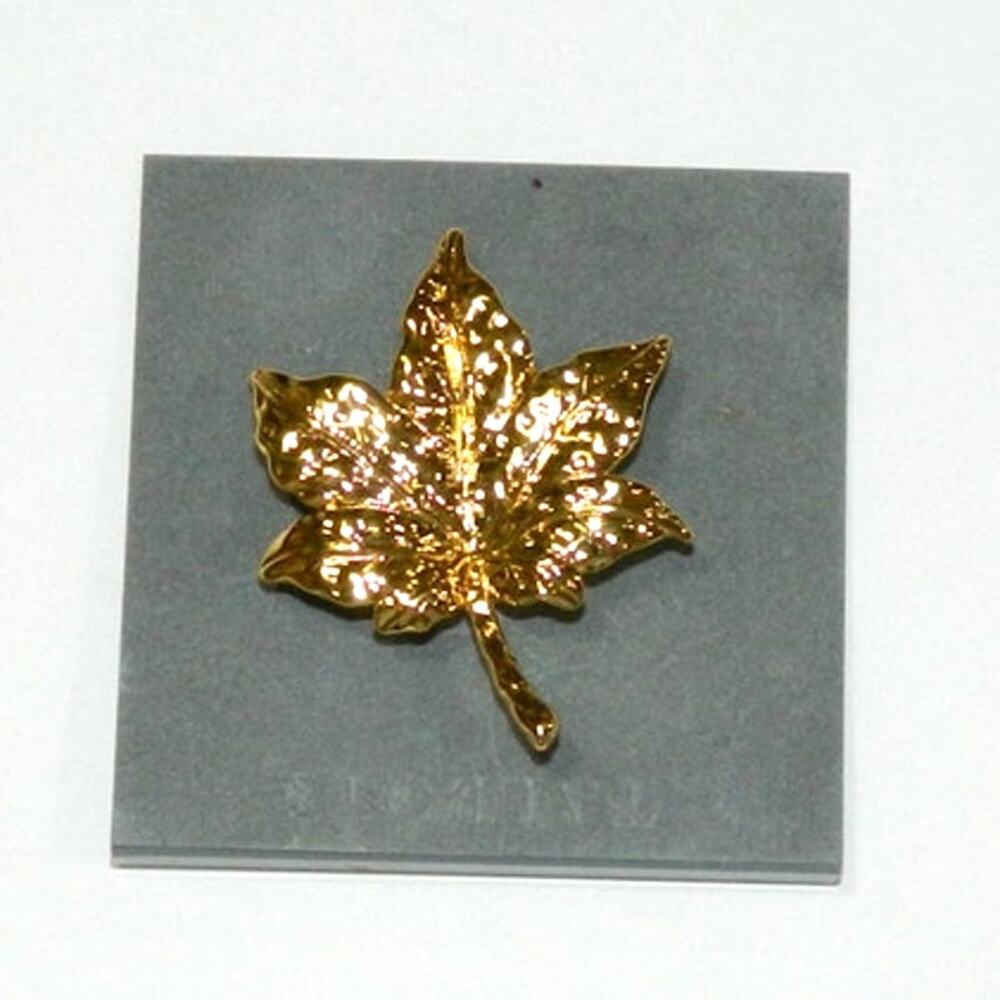 Vtg Talbots NWT NOS Brooch Maple Leaf Design Pin